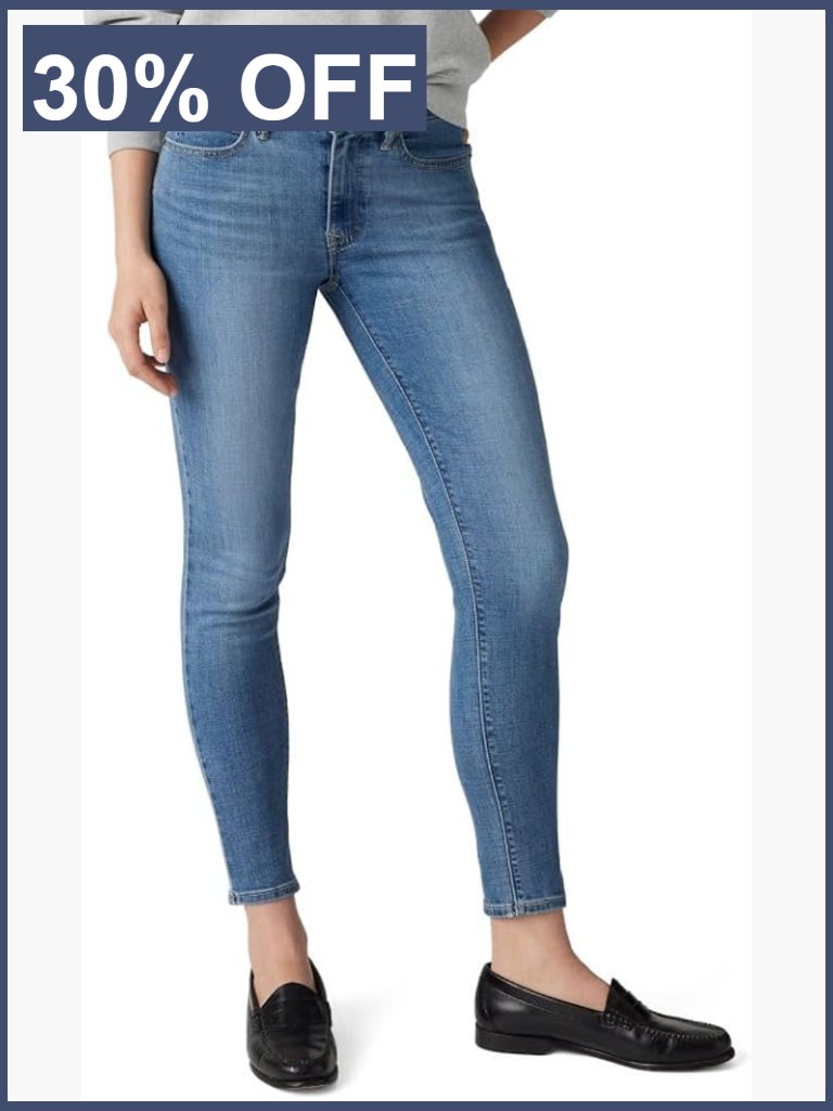 Stretchy Skinny Mid Rise Jeans With Sculpt Hyperstretch